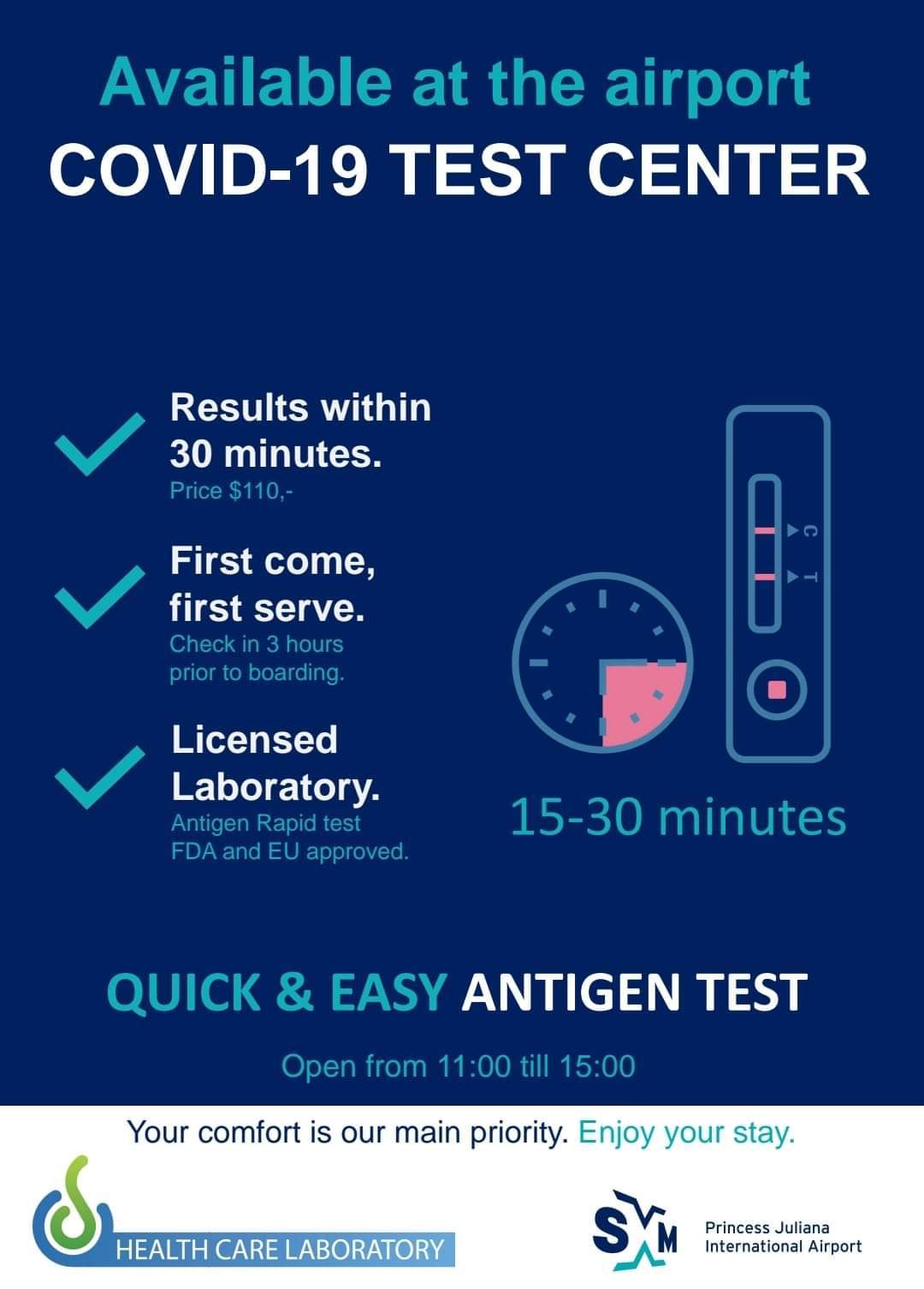 travel testing locations