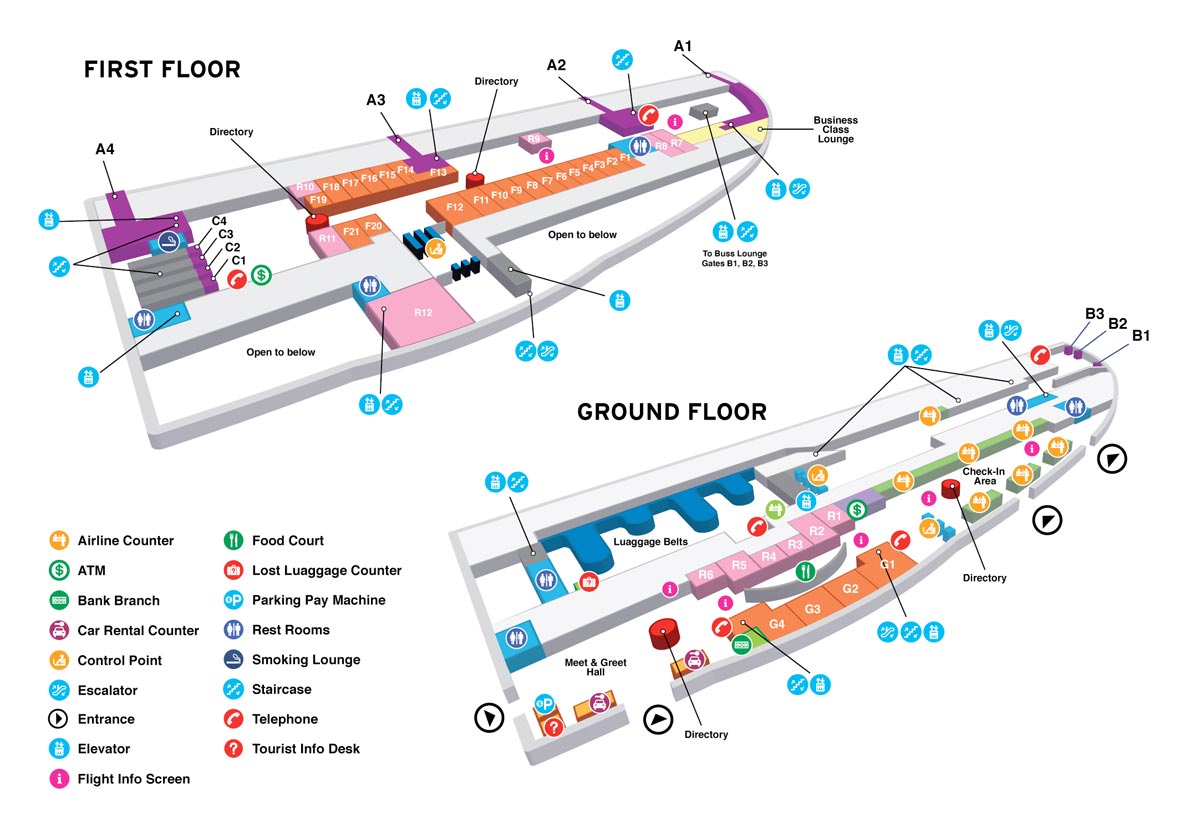Atlanta Airport Map Of Gates The Ticket Atlanta